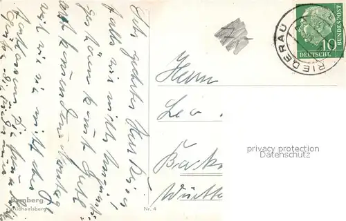 AK / Ansichtskarte Bamberg Michaelsberg Bamberg