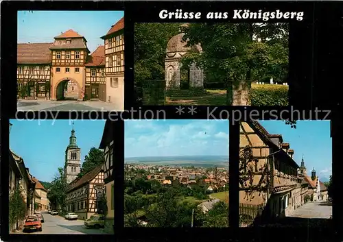 AK / Ansichtskarte Koenigsberg_Bayern Pension Goldener Stern Koenigsberg Bayern