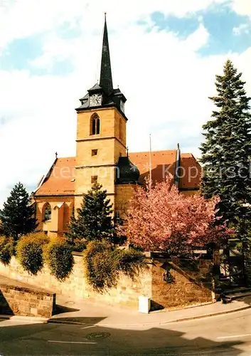 AK / Ansichtskarte Kueps Evng. Luth. St. Jakobi Pfarrkirche Kueps