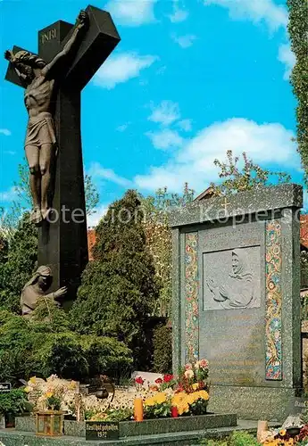 AK / Ansichtskarte Konnersreuth_Oberpfalz Grab Therese Neumann Konnersreuth Oberpfalz