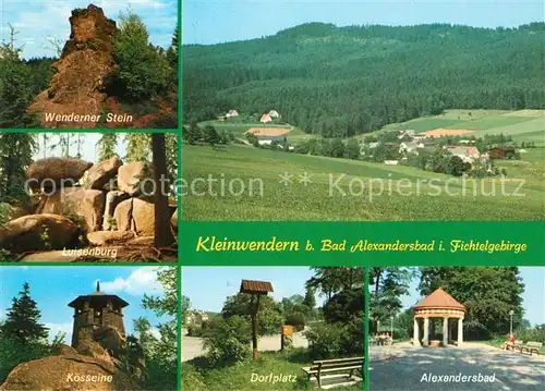 AK / Ansichtskarte Kleinwendern Wenderner Stein Koesseine Luisenburg Kleinwendern