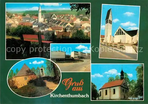 AK / Ansichtskarte Kirchenthumbach Katholische Evangelische Kirche  Kirchenthumbach