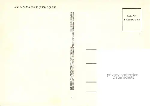 AK / Ansichtskarte Konnersreuth_Oberpfalz Theresianum Grab Haus der Theres Neumann Konnersreuth Oberpfalz