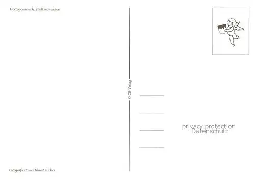 AK / Ansichtskarte Herzogenaurach Uhrturm Herzogenaurach