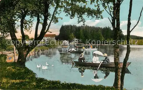 AK / Ansichtskarte Woerishofen_Bad Partie am Gondelteich Woerishofen_Bad