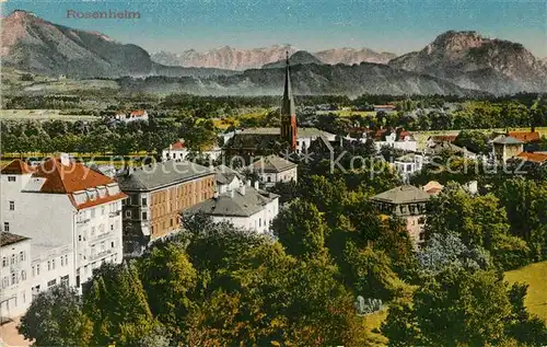 AK / Ansichtskarte Rosenheim_Bayern Panorama Rosenheim Bayern