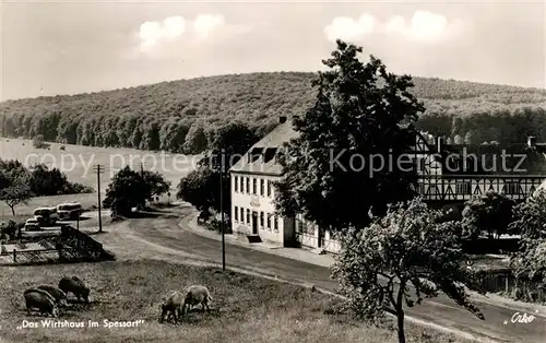 AK / Ansichtskarte Rohrbrunn Luftkurort Gaststaette Das Wirtshaus im Spessart Rohrbrunn