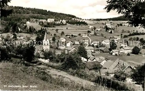 AK / Ansichtskarte St_Englmar Ortsansicht mit Kirche St_Englmar
