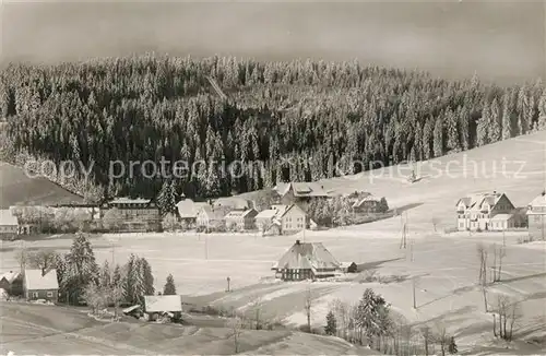 AK / Ansichtskarte Schoenwald_Schwarzwald Panorama Hoehenluftkurort Wintersportplatz Schoenwald Schwarzwald