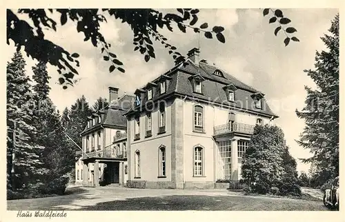 AK / Ansichtskarte Kronberg_Taunus Kurheim Genesungsheim Haus Waldfriede der AWO Hessen Kronberg Taunus