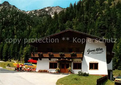 AK / Ansichtskarte Pertisau_Achensee Alpengasthof Gern Alm Alpen Pertisau Achensee