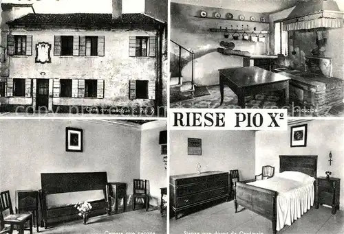 AK / Ansichtskarte Riese_Pio_X Casa dove nacque San Pio X Cucina Camara 