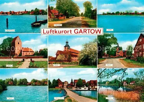 AK / Ansichtskarte Gartow_Elbe und umliegende Gemeinden Gartow Elbe