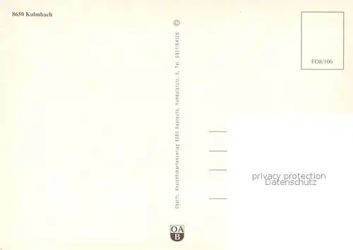 AK / Ansichtskarte Kulmbach Stadtbild mit Plassenburg Wappen Kulmbach