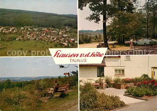 AK / Ansichtskarte Hausen_Hoehe Panorama Luftkurort Naturpark Rhein Thaunus Hausen Hoehe