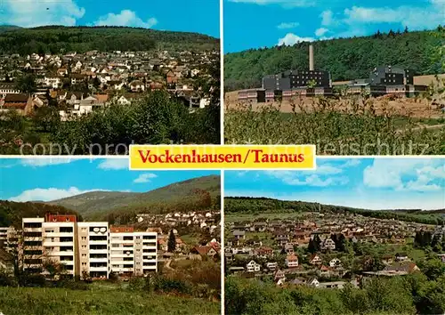 AK / Ansichtskarte Vockenhausen Stadtpanorama Hochhaus Hessische Sparkassenschule Vockenhausen