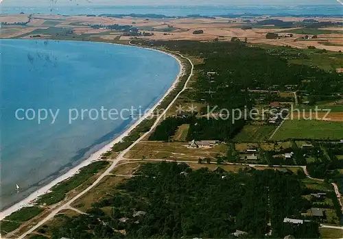 AK / Ansichtskarte Djursland Begrub Vig Mols Meeresbucht Ostsee Fliegeraufnahme Djursland