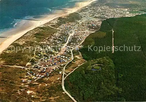 AK / Ansichtskarte Vlieland Kampeercentrum Stortemelk vanuit de lucht Fliegeraufnahme Vlieland