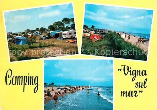 AK / Ansichtskarte Lido_di_Pomposa Camping Vigna sul mar spiaggia Lido_di_Pomposa