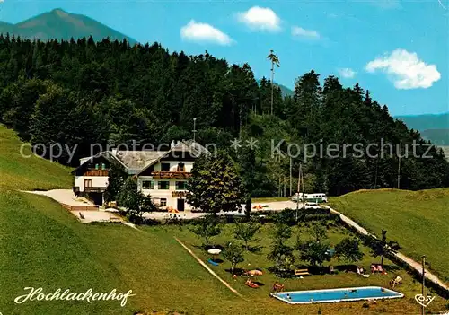 AK / Ansichtskarte Fuschl_See_Salzkammergut Landgasthof Hochlackenhof Swimming Pool Fuschl_See_Salzkammergut
