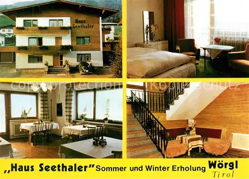 AK / Ansichtskarte Woergl_Tirol Gaestehaus Pension Haus Seethaler Woergl Tirol