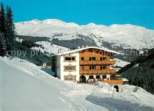 AK / Ansichtskarte Lanersbach Gasthaus Pension Reuttenhof Winterpanorama Alpen Lanersbach