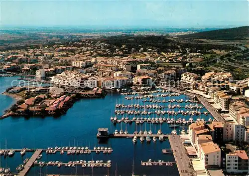 AK / Ansichtskarte Cap d_Agde Le Port de plaisance Ile St Martin vue aerienne Cap d_Agde