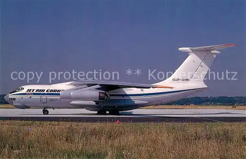 AK / Ansichtskarte Flugzeuge_Zivil Jet Air Cargo Ilyushin IL. 76TD CCCP 76484  Flugzeuge Zivil