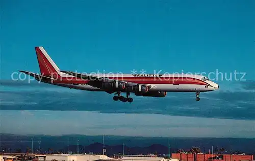 AK / Ansichtskarte Flugzeuge_Zivil Connie Kalitta Services McDonnell Douglas DC 8 51F N804CK  Flugzeuge Zivil