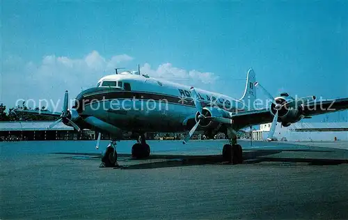 AK / Ansichtskarte Flugzeuge_Zivil Royal Air Lao Douglas DC 4 XW TDE Saigon 1970 Flugzeuge Zivil