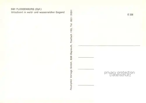 AK / Ansichtskarte Flossenbuerg Kirche Flossenbuerg