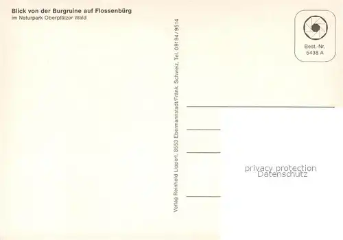AK / Ansichtskarte Flossenbuerg Burgruine Flossenbuerg