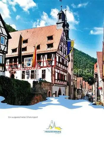 AK / Ansichtskarte Freudenberg_Baden Historische Haeuserreihen Freudenberg_Baden