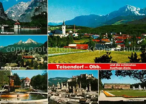 AK / Ansichtskarte Teisendorf_Oberbayern Koenigssee Berchesgaden Herrenchiemsee Teisendorf Oberbayern