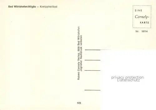 AK / Ansichtskarte Bad_Woerishofen Hermann Aust Strasse Hauptstrasse Wandelbahn Bad_Woerishofen