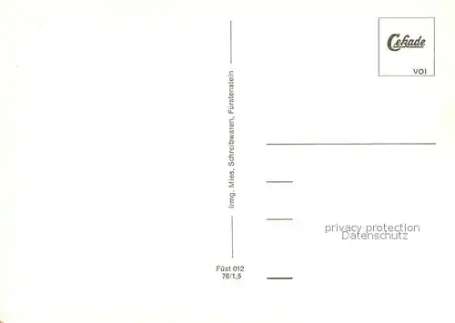 AK / Ansichtskarte Fuerstenstein_Niederbayern Soldenburg Englburg  Fuerstenstein_Niederbayern