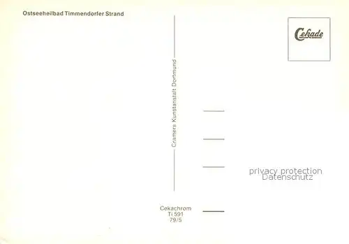 AK / Ansichtskarte Timmendorfer_Strand  Timmendorfer_Strand