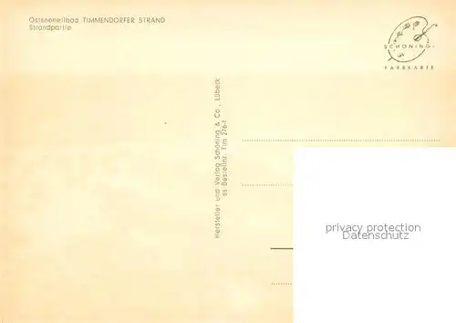 AK / Ansichtskarte Timmendorfer_Strand Strand Timmendorfer_Strand