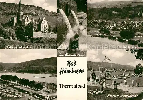 AK / Ansichtskarte Bad_Hoenningen Thermal Bad Schloss Arenfels  Bad_Hoenningen