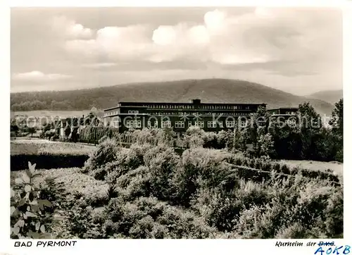 AK / Ansichtskarte Bad_Pyrmont Kurheim Bad_Pyrmont