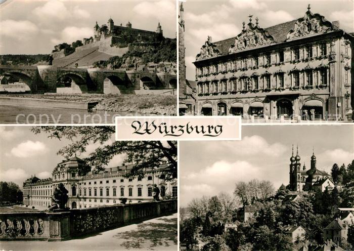 AK / Ansichtskarte Wuerzburg Schloss Wuerzburg Nr. kp12353 ...