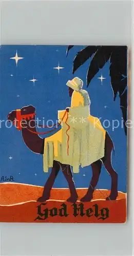 AK / Ansichtskarte Kamele Heilige 3 Koenige  Kamele