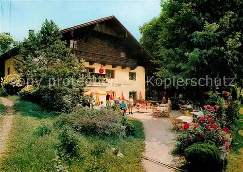 AK / Ansichtskarte Kellau_Golling Gasthaus St Anton Jausenstation Gartenterrasse 