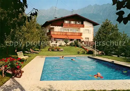 AK / Ansichtskarte Marling Pension Chalet Swimming Pool Marling