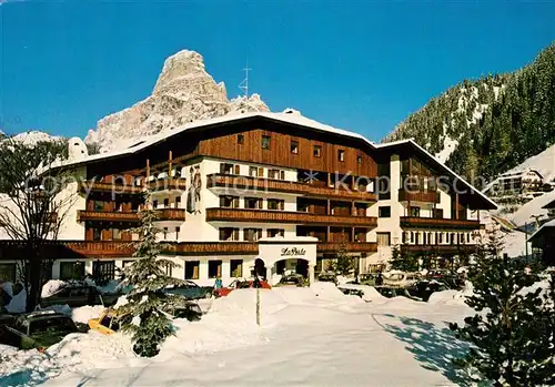 AK / Ansichtskarte Corvara_Pustertal_Suedtirol Hotel La Perla Alta Badia Dolomiten Winterlandschaft Corvara_Pustertal