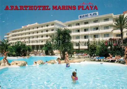 AK / Ansichtskarte Cala_Millor_Mallorca Aparthotel Marins Playa Piscina Cala_Millor_Mallorca