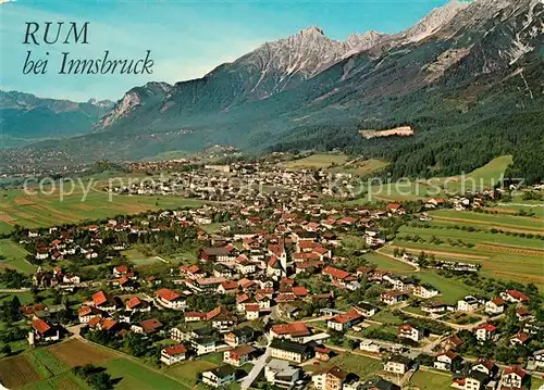 AK / Ansichtskarte Rum_Tirol Erholungsort Karwendelgebirge Fliegeraufnahme Rum_Tirol