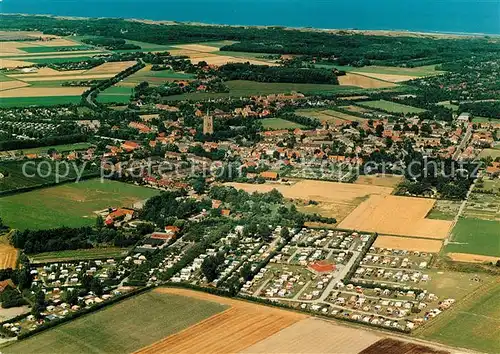 AK / Ansichtskarte Oostkapelle Camping In de Bongerd Fliegeraufnahme Oostkapelle