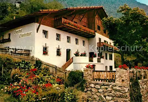 AK / Ansichtskarte Algund_Merano Gasthaus Oberlechner Algund Merano