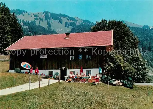 AK / Ansichtskarte Marquartstein Agergschwendt Alm am Hochgern Chiemgauer Alpen Marquartstein